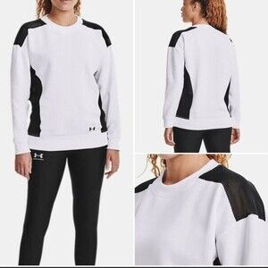 Under Armour Women's UA Volleyball Oversized Pullover in White